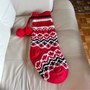 🆕 HUDSON’S BAY Christmas Stocking for Family Holiday Decorations- NWT